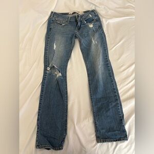 Hollister Denim Distressed Women's Jeans | Size: 5s (W 27 L 31)